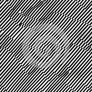 Generative AI Abstract geometric pattern with-