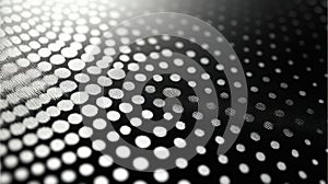 Generative AI Abstract Metallic Background with Gradient Circular Pattern Modern Design for Tech and Innovation bu