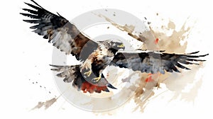 Generative AI, Aerial Hunter: Falcon in Action