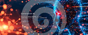 Generative AI amidst key terms like revolutionary, game changing, disruptive, a giant leap, breakthrough, next level, turning