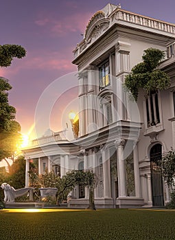Fictional Mansion in Buenos Aires, Buenos Aires, Ciudad AutÃ³noma de, Argentina. photo