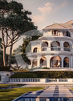 Fictional Mansion in Cabinda, Cabinda, Angola. photo