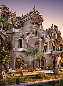 Fictional Mansion in Hermosillo, Sonora, Mexico. photo