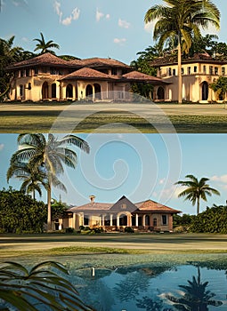 Fictional Mansion in Palmas, Tocantins, Brazil. photo