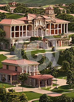 Fictional Mansion in Tunja, BoyacÃ¡, Colombia. photo