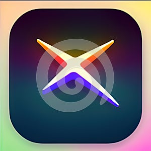 Beat âEm Up Software App Style Icon. Generative AI.