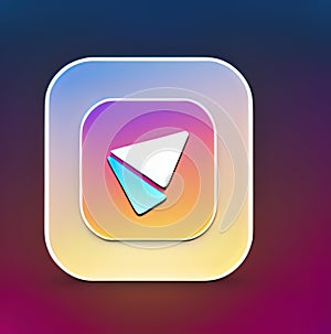 Design Software App Style Icon. Generative AI.