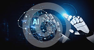 A generative AI visualizing its own deep learning neural network structure. Fermion