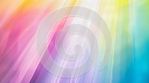 Generative AI Blurred colored abstract background Smooth transitions of iridescent colors Colorful gradient Rainbo