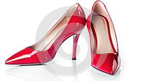 Bold Red Stiletto Heels for a Striking, Fashion-Forward Look, Ideal for Modern, Chic Style photo