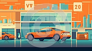 Generative AI Car Production Concept-