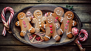 Christmas composition frame with ginger snap Cookie and 1690449789987 1