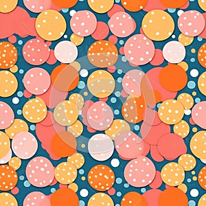 Generative AI Comic Bubble Seamless Pattern-