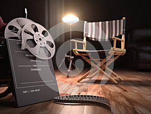Generative AI 3d realistic movie industry- photo