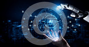 A generative AI demonstrating its ability to automate complex data workflows. Fermion