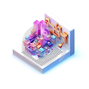 Generative AI Editable online document concept-