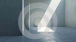 Generative AI Empty Square By Modern Architectures business concept.