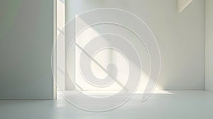 Generative AI Empty Square By Modern Architectures business concept.