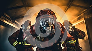 Generative AI Firefighter Teamwork