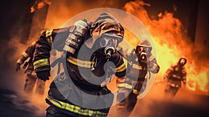 Generative AI Firefighter Teamwork