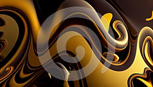 Generative AI, Fluid Abstraction: A Serpentine and Fluid Abstract Wallpaper Background