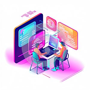 Generative AI Front End Development Concept-
