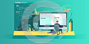 Generative AI Front End Development Concept-