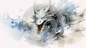 Generative AI, Frostfire: The Icy Breath of the Mighty Dragon