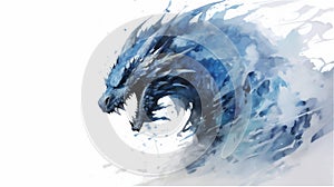 Generative AI, Frostfire: The Icy Breath of the Mighty Dragon