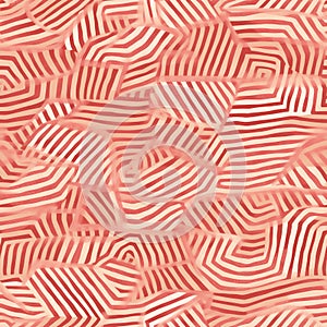 Generative AI Fun red line doodle-