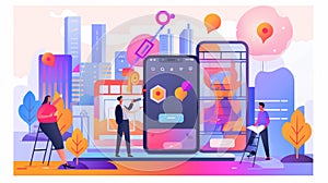 Generative AI Gps Navigation Positioning Mobile-