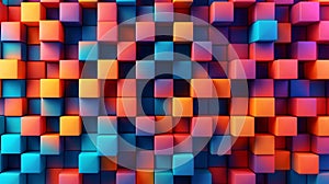 Generative AI, a grid pattern for a structured and organized website design