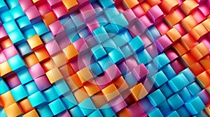 Generative AI, a grid pattern for a structured and organized website design