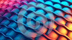 Generative AI, a grid pattern for a structured and organized website design