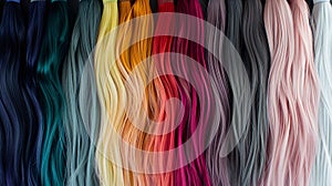 Generative AI Hair Colors Palette Hair Texture background Hair colours set Tints Dyed Hair Color Samples business