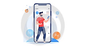 Generative AI Happy Lifestyle Mobile App-