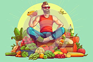 Generative AI Healthy Food Website Landing-
