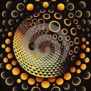 Generative AI, illustrations, Geometry patterns background. Mixed colors abstract pattern, digital abstract pattern
