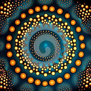 Generative AI, illustrations, Geometry patterns background. Mixed colors abstract pattern, digital abstract pattern