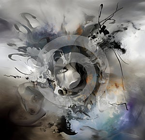 generative ai ilustrations, surrealism abstract design