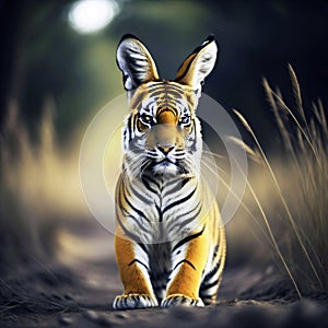 Generative AI image of a Jack Rabbit Tiger