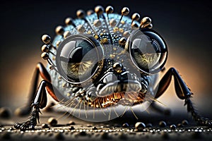 Generative AI image of a spooky Bug