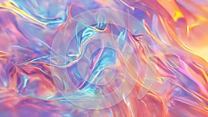 Generative AI. Mesmerizing Hues of Swirling Liquids Captured in Close-Up