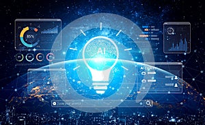 Generative AI platform with a creative user interface for data analysis. Fermion