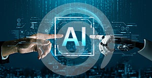 A generative AI presents a futuristic dashboard for complex data analysis. Fermion