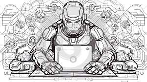 Generative AI Robot Working All Time-