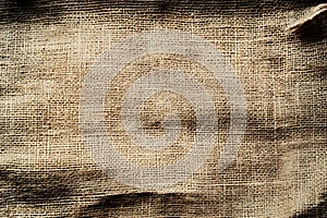 Generative AI Rustic Burlap Texture Background for Craft and Design Projects business concept.