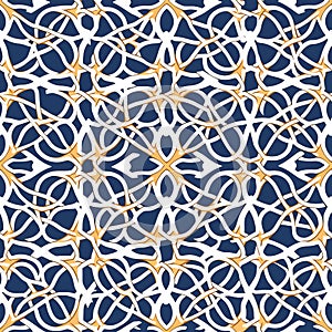 Generative AI Seamless geometric pattern with-