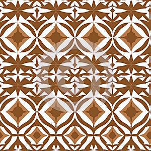 Generative AI Seamless retro geometric pattern-