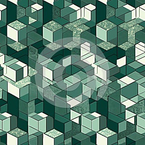 Generative AI Seamless vintage pattern with-